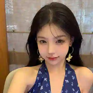 芒果饰品 夸张富贵名媛夏金色金属花朵耳圈 合金 耳环 女款