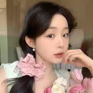 芒果饰品 氛围花边大肠高弹力蕾丝 发圈 女款