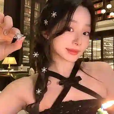 芒果饰品 雪花锆石 锌合金 发夹 女款