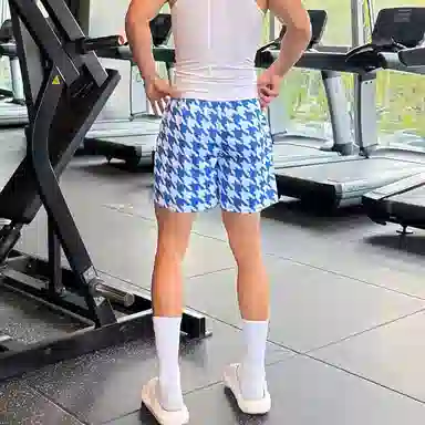 IXXAT Houndstooth Mesh Shorts