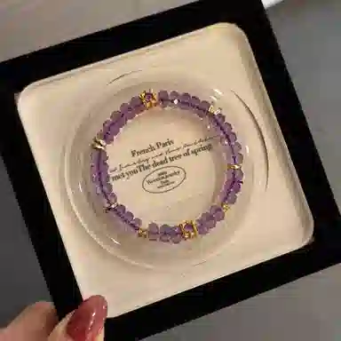 金杰福 九离紫火 圣诞跨年新中式增强运势 #好运 水晶 手串 女款