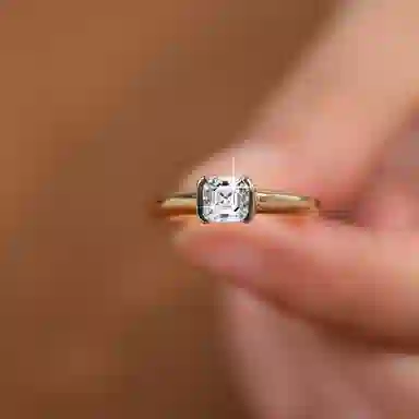 金杰福 枕方糖拉经典气质轻奢意大利工艺 合金 戒指 女款