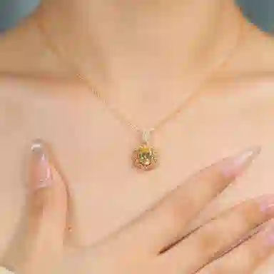 金杰福 复古宫廷庄园轻奢高级宴会款 合金 项链 女款