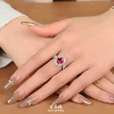 金杰福 干枯玫瑰系列 培育钻石 戒指 女款