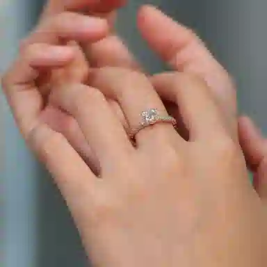 金杰福 贝拉公主小众高级轻奢 合金 戒指 女款