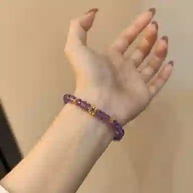 金杰福 九离紫火 圣诞跨年新中式增强运势 #好运 水晶 手串 女款