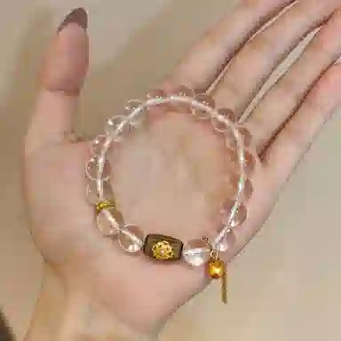 金杰福 防职场内耗高透多圈叠戴玄学 白水晶 手串 女款