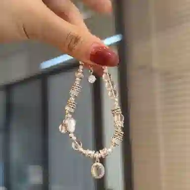 金杰福 葫芦盘缠天然 白水晶 手链 女款