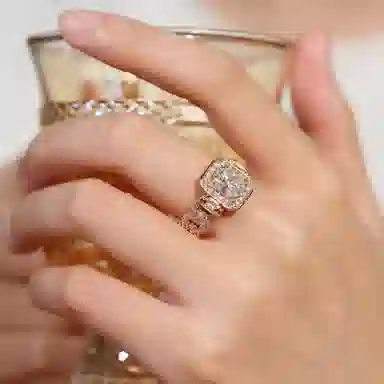 金杰福 高定系列小众设计款 合金 戒指 男女同款情侣款