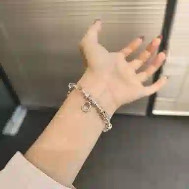 金杰福 葫芦盘缠天然 白水晶 手链 女款