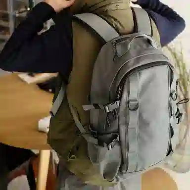 MYBRANDORIGINAL Backpack Silver Grey