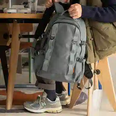 MYBRANDORIGINAL Backpack Silver Grey