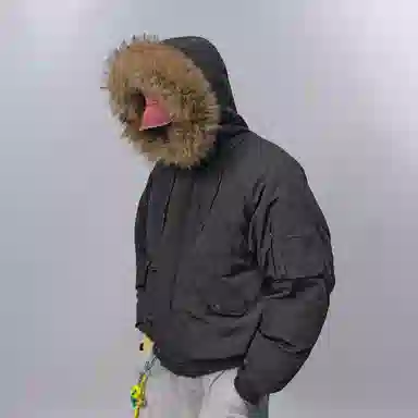 NOTHOMME Monterest N2B Windproof Detachable Fur Collar Down Jacket