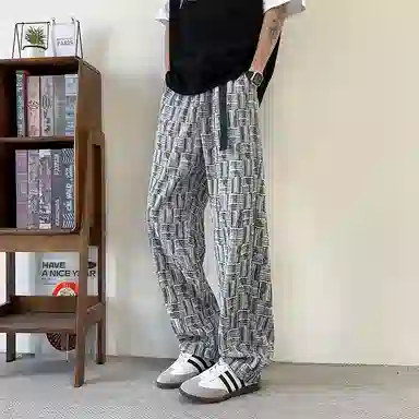 悍戈 美式高街潮流宽松透气速干长裤休闲裤 男女同款