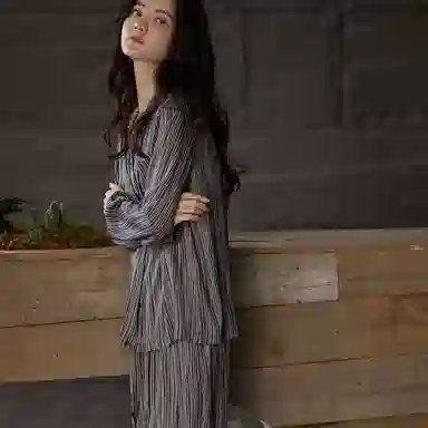 同语 情侣睡衣女春秋季纯棉薄款家居服男女全棉休闲韩版可外出套装 家居套装 情侣款 深灰色