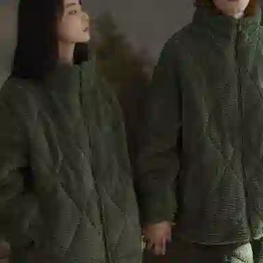 同语 寒冬保暖服 × 三层夹棉 情侣睡衣三层夹棉珊瑚绒加厚冬季家居服法兰绒加绒可外穿套装 家居套装 情侣款 松绿