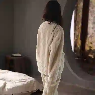 同语 新款睡衣女秋冬款珊瑚绒加绒家居服春秋季女法兰绒套装秋冬珊瑚绒 可外穿加厚睡衣 学生宿舍 家居套装 女士