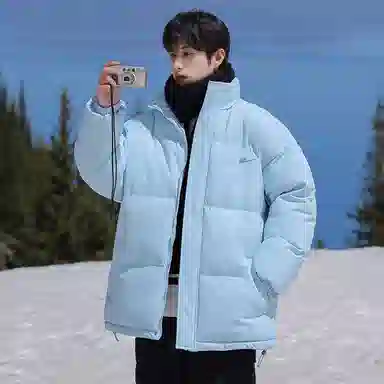 Warrior Basic Retro Lettering Cotton Jacket