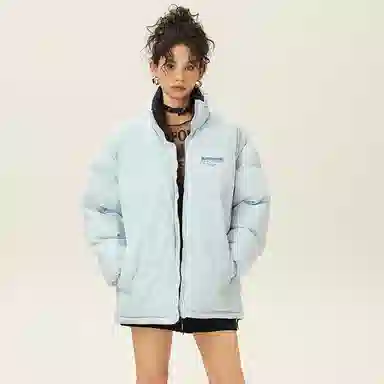 Warrior Basic Retro Lettering Cotton Jacket