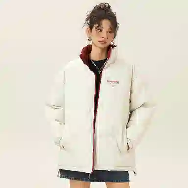 Warrior Basic Retro Lettering Cotton Jacket