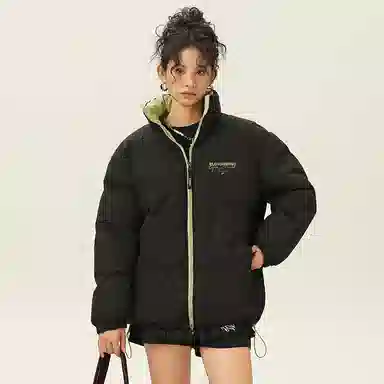 Warrior Basic Retro Lettering Cotton Jacket