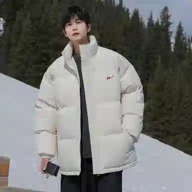 Warrior Basic Retro Lettering Cotton Jacket