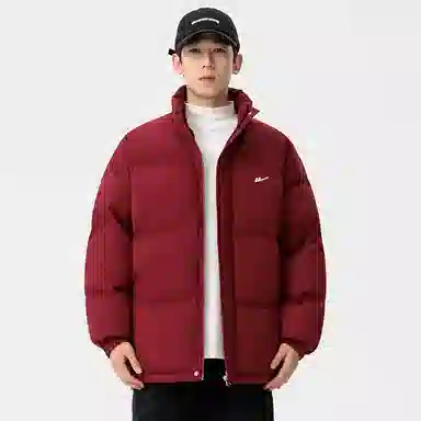 Warrior Basic Retro Lettering Cotton Jacket