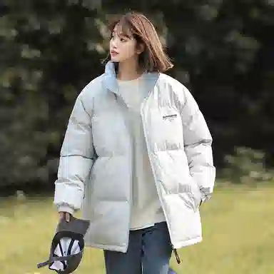 Warrior Basic Retro Lettering Cotton Jacket