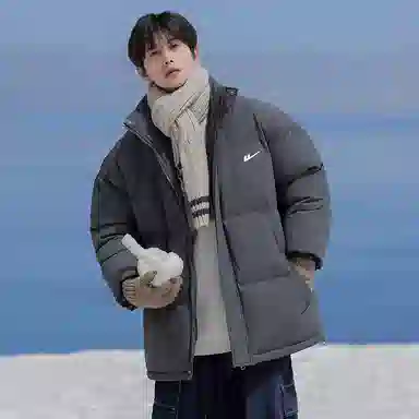 Warrior Basic Retro Lettering Cotton Jacket