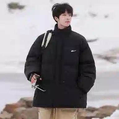 Warrior Basic Retro Lettering Cotton Jacket