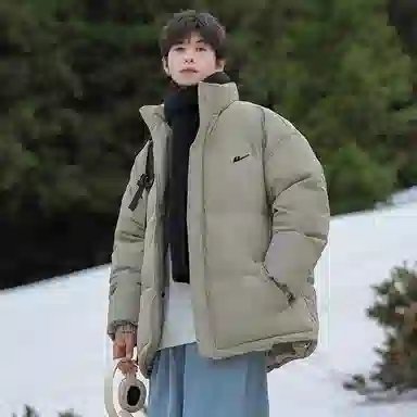 Warrior Basic Retro Lettering Cotton Jacket