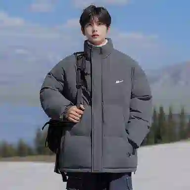 Warrior Basic Retro Lettering Cotton Jacket