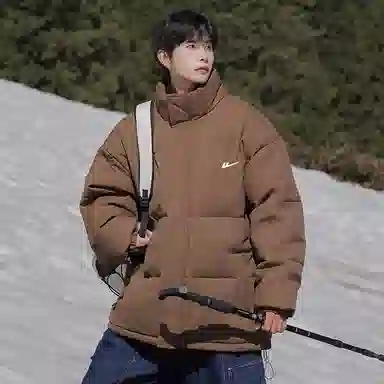 Warrior Basic Retro Lettering Cotton Jacket