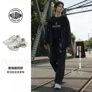 Palladium Vintage Dad Sneakers Beige Gift Box