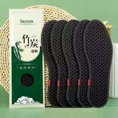 邦尼世家 防臭吸汗板鞋运动鞋软弹减震 透气网布 鞋垫 男女同款情侣款