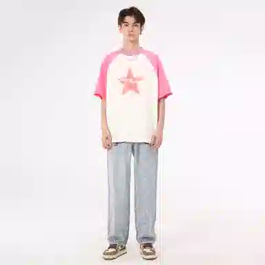 PASET Flame Embroidery Jeans