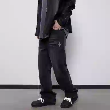 PASET Vintage Star Embroidered Jeans