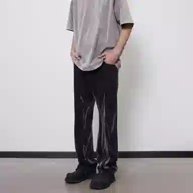 PASET Straight Jeans Black