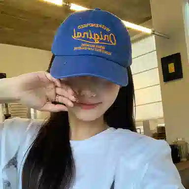 平檐嘻哈潮流字母刺绣棒球帽街头时尚百搭大头围显脸小 棉 鸭舌帽 男女同款情侣款