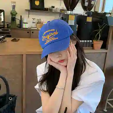 平檐嘻哈潮流字母刺绣棒球帽街头时尚百搭大头围显脸小 棉 鸭舌帽 男女同款情侣款