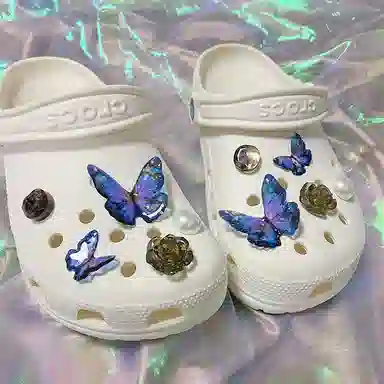 US8ACC Dream Butterfly Crocs Charm