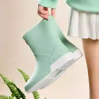Warrior Rain Boots Mint Green