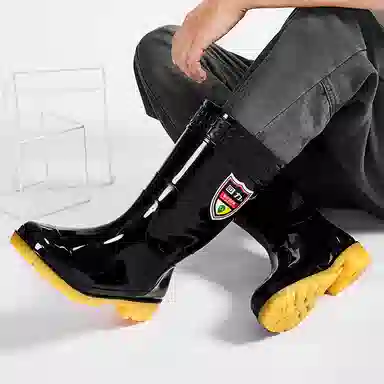 Warrior Rain Boots Black