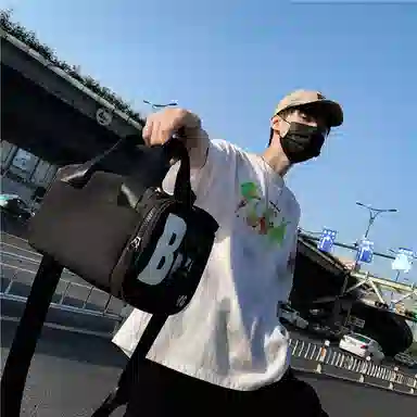 尼格尔儿童旅行袋休闲手提行李包 尼龙袋轻便舞蹈健身游泳单肩旅行包男女