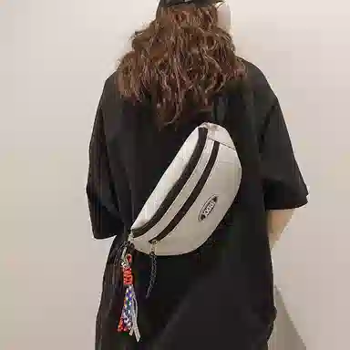 尼格尔手机腰包潮牌男士胸包日系简约轻便尼龙单肩小背包女休闲运动斜挎包男女同款情侣款 多色