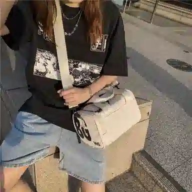 尼格尔儿童旅行袋休闲手提行李包 尼龙袋轻便舞蹈健身游泳单肩旅行包男女