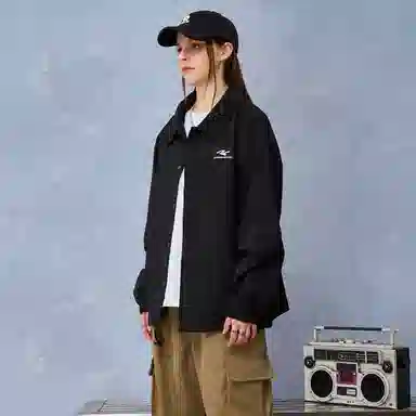 SIMPLE RIMLESS Coach Jacket