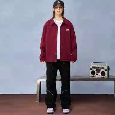 SIMPLE RIMLESS Coach Jacket