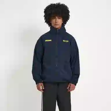 SIMPLE RIMLESS Coach Jacket Navy