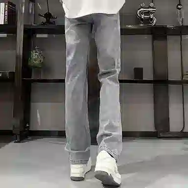 帝狼牛 美式复古高街风莱赛尔微喇弯刀裤 显高显瘦垂感强适合日常通勤牛仔裤 男女同款